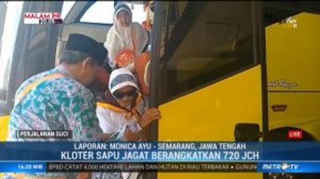 Kloter Terakhir Embarkasi Solo Masuk Asrama Haji Donohudan