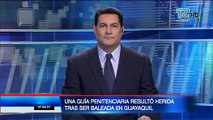 Guía penitenciaria fue interceptada y baleada en el sur de Guayaquil