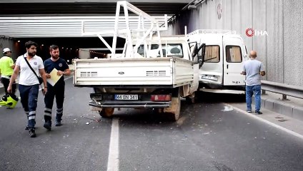 Malatya'da kamyonet minibüse çarptı: 2 yaralı