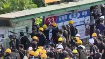 Protestas y huelga en Hong Kong provocan caos generalizado