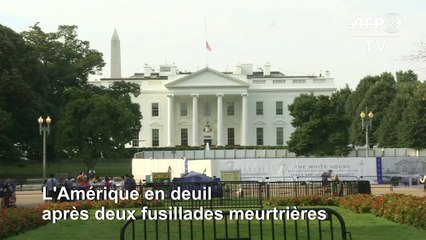 Les fusillades endeuillant l'Amérique sont un "crime contre l'humanité" (Trump)