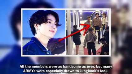 Jungkook’s Sexy-Cute Look Stole Hearts At BTS’s “ARMY With Letter” Visit