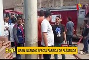 Comas: falta de agua complicó labores de bomberos en incendio