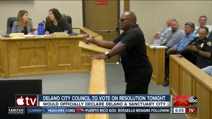 Delano to vote on Sanctuary City status