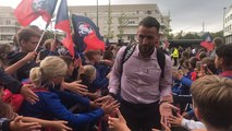 Les supporters caennais en soutien au président fortin
