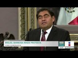 Miguel Barbosa rinde protesta como gobernador de Puebla | Noticias con Francisco Zea