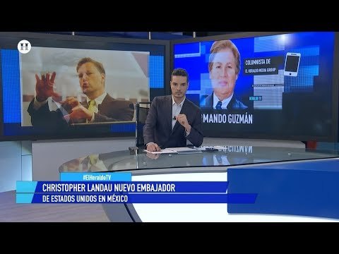 Christopher Landau carece de experiencia como embajador; señaló Armando Guzmán