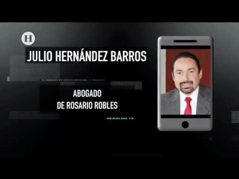 Bloqueo de cuentas Rosario Robles es parte de una persecución política, afirma su abogado