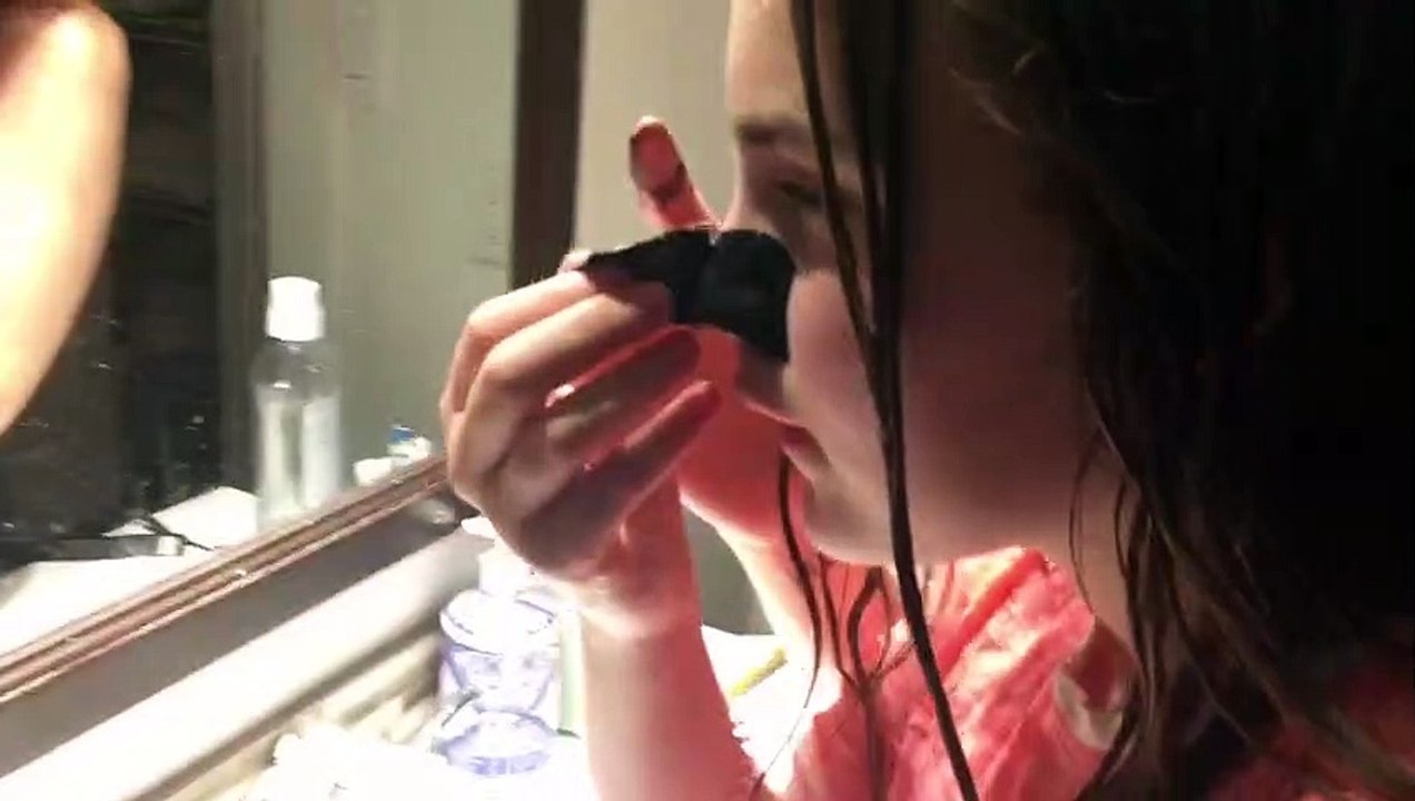 12 y/o learns the pain of beauty