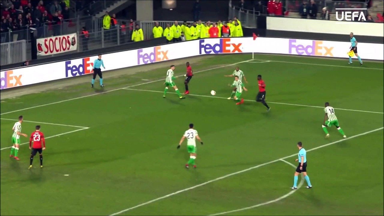14/02/19 : Hatem Ben Arfa (45'+3) p. : Rennes - Betis (3-3)