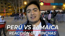 Reacciones de hinchas tras derrota de Perú ante Jamaica
