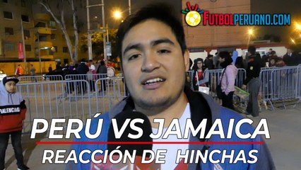 Скачать видео: Reacciones de hinchas tras derrota de Perú ante Jamaica