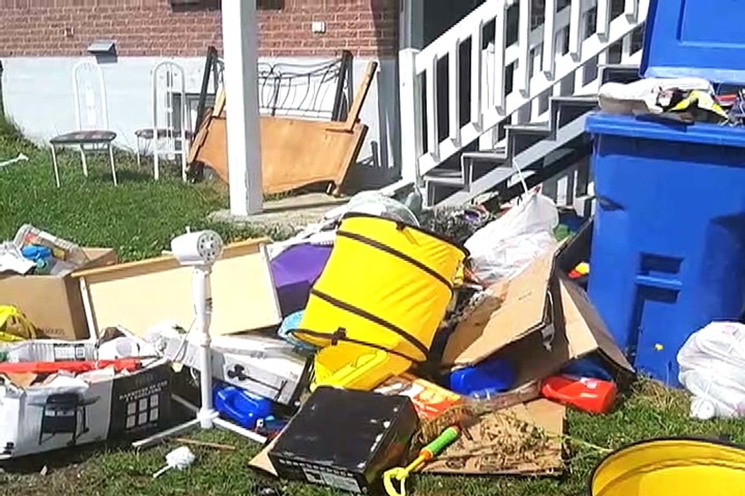 Une maison saccagée à Nouvelle