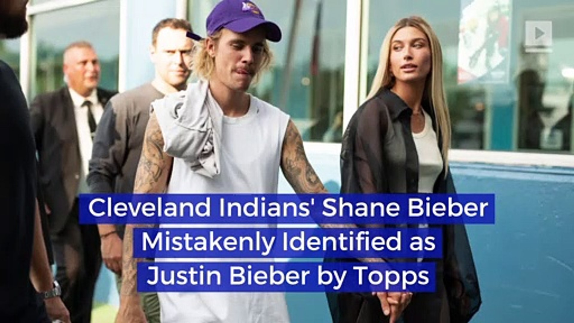 Justin Bieber and Indians' Shane Bieber tweeted at each other