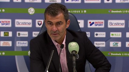 Conférence de presse de Rui Almeida après SMCaen / FC Lorient