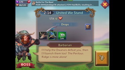 Lords Mobile Chapter 2-14 Normal