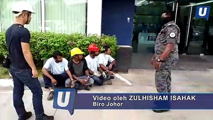 Imigresen serbu, pekerja asing lari, lompat pagar kilang