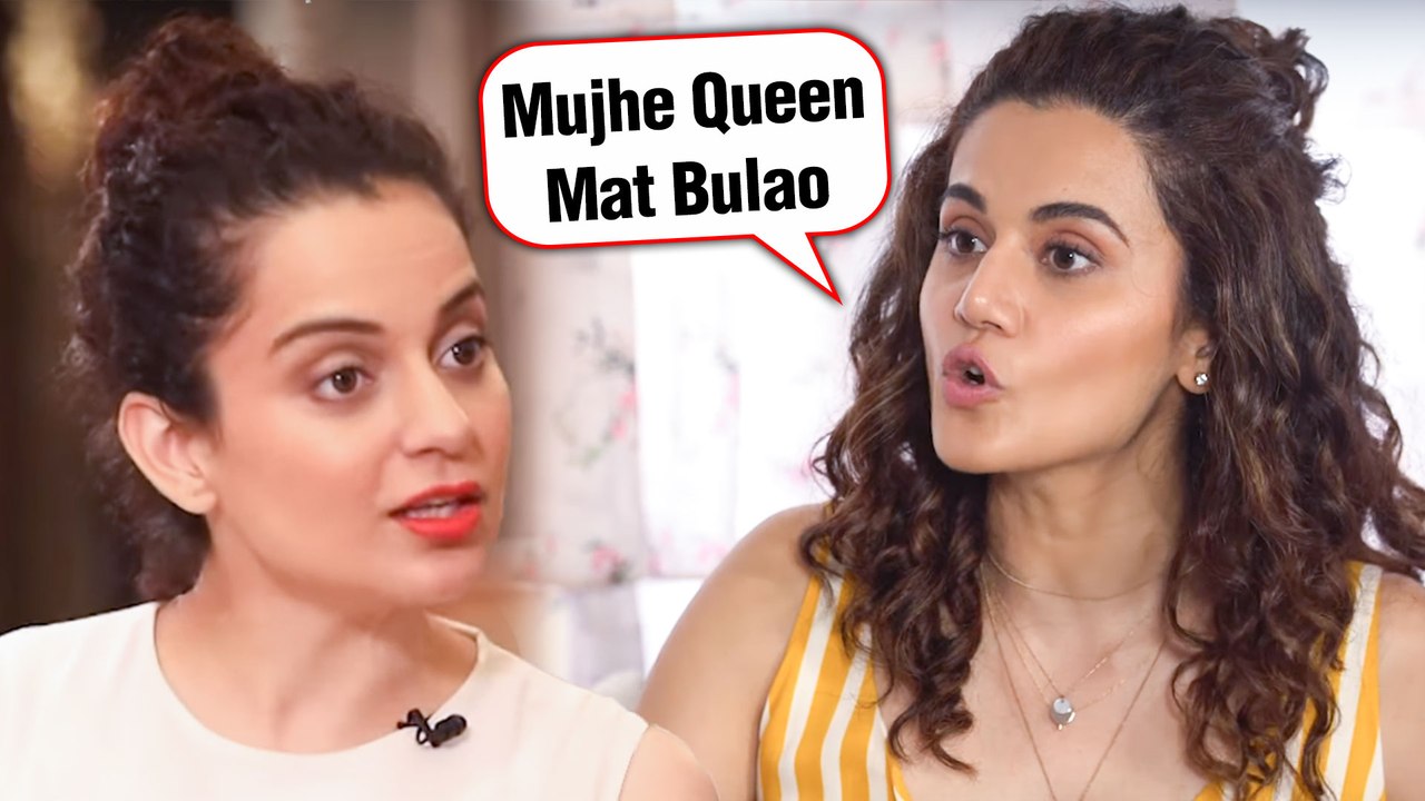 Taapsee Pannu TAUNTS Kangana Ranaut On Queen Comment | Rangoli Chandel