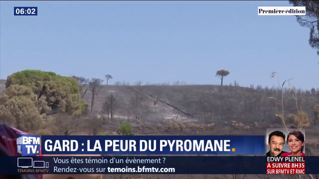 Les incendies dans le Gard éveillent la crainte d'un pyromane
