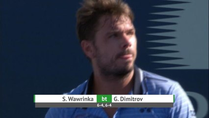 Download Video: ATP Montreal: Wawrinka bt Dimitrov (6-4 6-4)