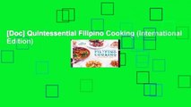 [Doc] Quintessential Filipino Cooking (International Edition)