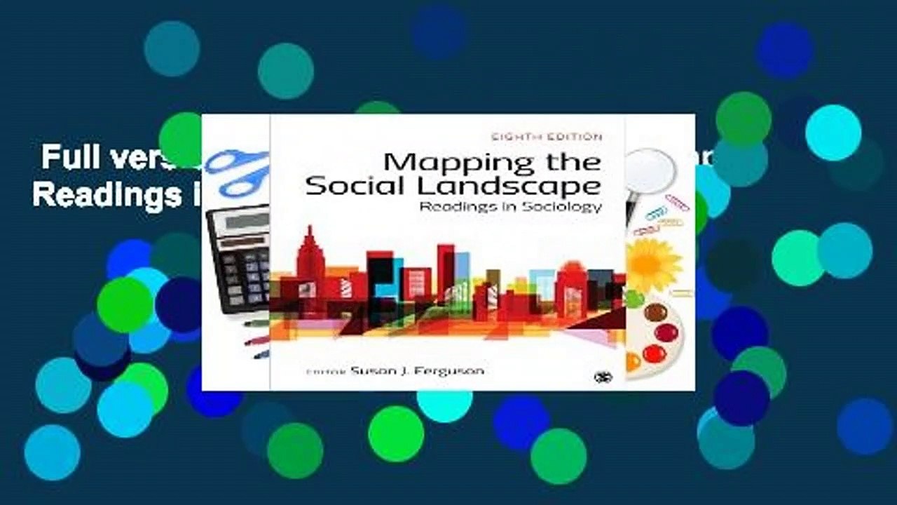 Full version  Mapping the Social Landscape: Readings in Sociology  For Kindle