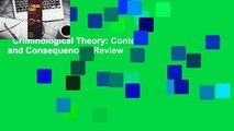 Criminological Theory: Context and Consequences  Review