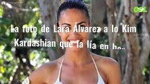 La foto de Lara Álvarez a lo Kim Kardashian que la lía en horas