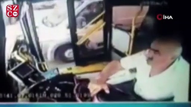 İstanbul’da maganda, sürücüsüyle tartıştığı halk otobüsünün aynasını kırdı