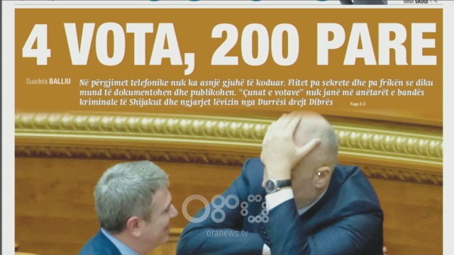 Ora Juaj - shtypi i dites: 4 vota, 200 pare - 18 qershor 2019