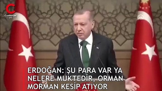 Erdoğan'ın doğa ile ilgili sözleri yeniden gündemde