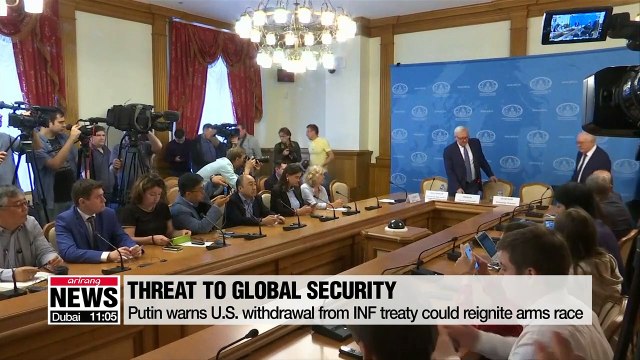 Putin warns U.S. withdrawal from INF treaty could reignite arms race