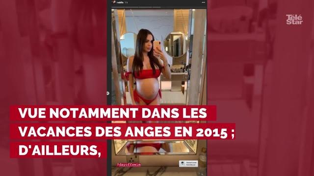 PHOTO. Nabilla, future maman, dévoile un cliché trop chou d'elle bébé avec sa grand-mère