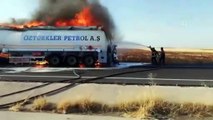 Nusaybin'de tanker yangını - MARDİN