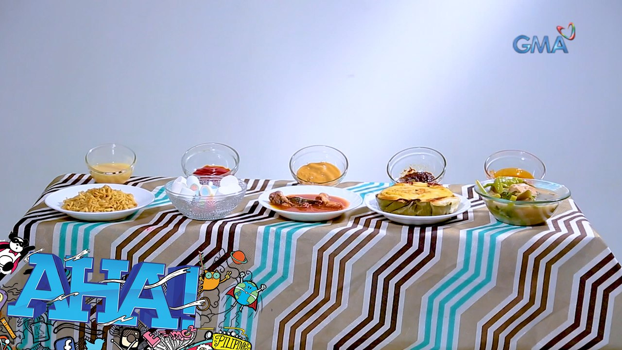 AHA!: Eating weird food combination challenge