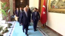 TBMM Başkanı Şentop, Özbekistan Dışişleri Bakanı Abdulaziz Kamilov'u kabul etti