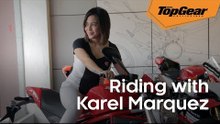 Riding with Karel Marquez