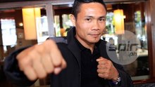 Donnie Nietes talks about strategy during an ALA press conference
