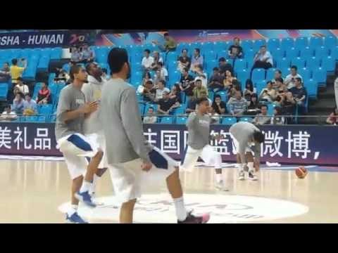 Andray Blatche joins warmups before Gilas game vs Iran