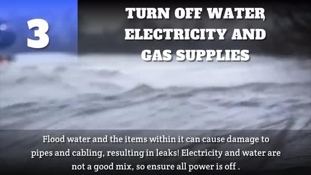 Tips for dealing with floods