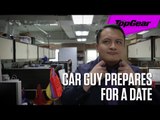 How do car guys prepare for their Valentine’s date?