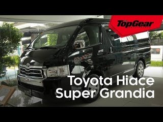 The Hiace Super Grandia is a van fit for a big family