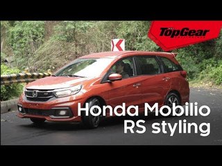 The Honda Mobilio RS is one very sporty family vehicle