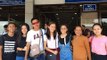 Sisi Rondina's family arrives in Manila