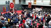 El himno de Navarra abre el acto de la toma de posesión de la socialista María Chivite como la novena presidenta del Gobierno foral