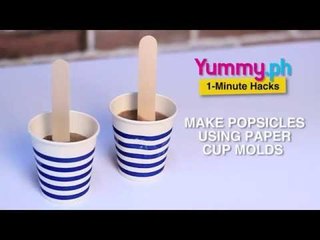Make Popsicles Using Paper Cup Molds | Yummy 1-Minute Hacks