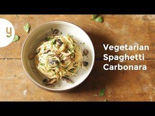 How to Make Vegetarian Carbonara | Yummy Ph