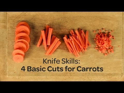 Knife Skills: 4 Basic Cuts for Carrots | Yummy Ph