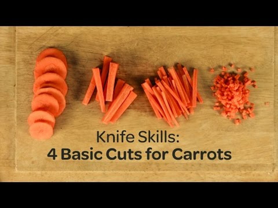Knife Skills: 4 Basic Cuts for Carrots | Yummy Ph