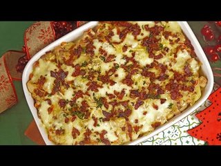 Cheesy Penne Christmas Casserole Recipe